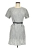 Zara Basic Houndstooth Gray Casual Dress Size M - photo 1