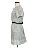 Zara Basic Houndstooth Gray Casual Dress Size M - photo 5