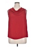 Creative Commune 100% Polyester Red Sleeveless Blouse Size XL - photo 1