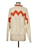 Isabel Marant Chevron-herringbone Ivory Pullover Sweater Size EU (FR) 38 / US 6 - photo 1