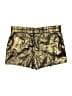 BCBGMAXAZRIA 100% Polyester Metallic Gold Shorts Size 6 - photo 2