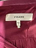 FRAME 100% Silk Burgundy Short Sleeve Silk Top Size XS - photo 7