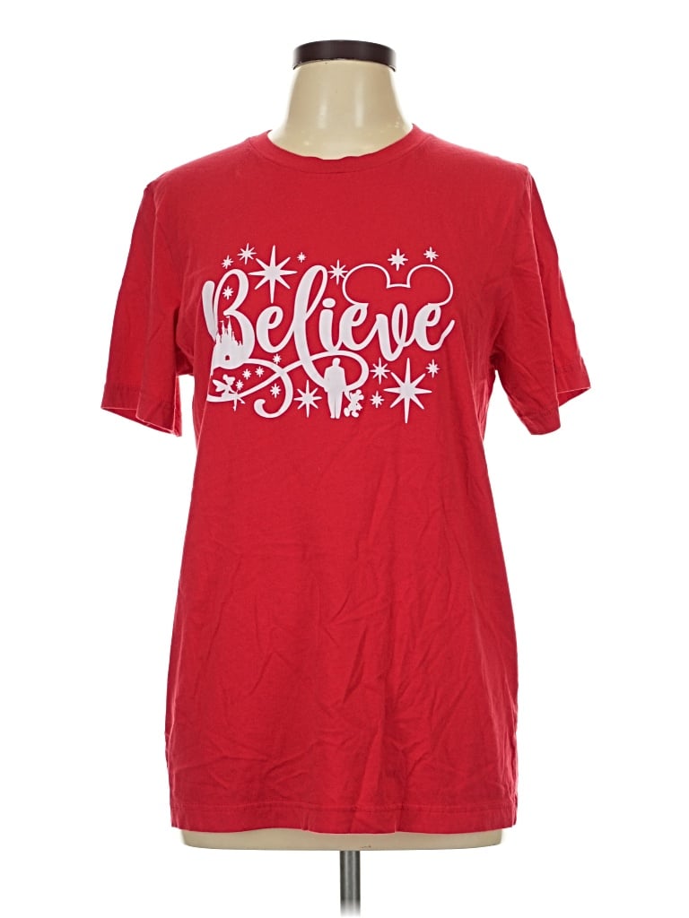Pre-owned Canvas Active T-shirt In Red
