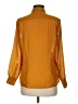 Gap 100% Polyester Gold Long Sleeve Blouse Size M - photo 2