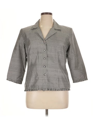 Donna Ricco Silk Blazer (view 1)