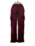 Unbranded Burgundy Cargo Pants Size L - photo 1
