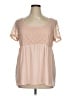 Torrid 100% Polyester Pink Short Sleeve T-Shirt Size 1X Plus (1) - photo 1