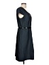 Sandra Darren Solid Blue Casual Dress Size 12 - photo 4
