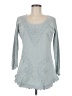 Caamano 100% Cotton Gray Long Sleeve Blouse Size M - photo 1