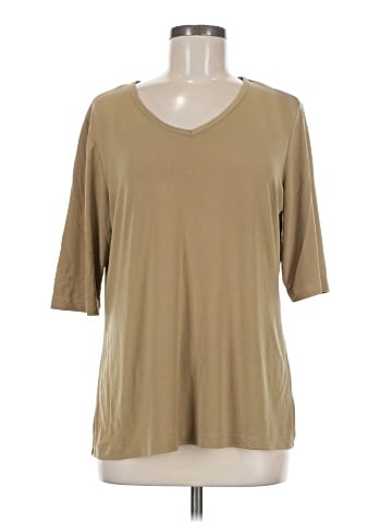 Susan Graver 3/4 Sleeve T-Shirt (view 1)