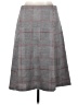 Renee C. Plaid Gray Formal Skirt Size S - photo 2