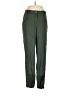 Per Se 100% Rayon Solid Green Casual Pants Size 4 - photo 1