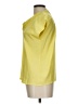 Impressions 100% Polyester Yellow Short Sleeve Blouse Size 12 - photo 5