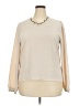Unbranded 100% Polyester Ivory Long Sleeve Blouse Size XXL - photo 1