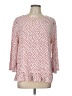 BeachLunchLounge Polka Dots Red 3/4 Sleeve Blouse Size L - photo 1