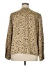 Ann Taylor LOFT 100% Polyester Polka Dots Gold Long Sleeve Blouse Size XL - photo 2