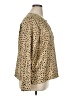 Ann Taylor LOFT 100% Polyester Polka Dots Gold Long Sleeve Blouse Size XL - photo 4