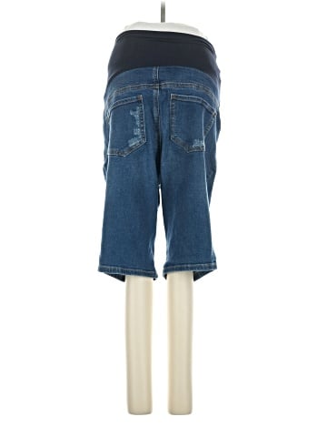 Indigo Blue Denim Shorts (view 2)