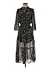 Blu Pepper 100% Polyester Paisley Black Casual Dress Size S - photo 1