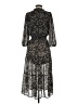 Blu Pepper 100% Polyester Paisley Black Casual Dress Size S - photo 2