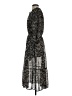 Blu Pepper 100% Polyester Paisley Black Casual Dress Size S - photo 5