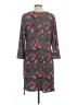 Massini Floral Gray Casual Dress Size L - photo 2