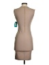 Fringe Solid Tan Cocktail Dress Size S - photo 2