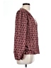 Apt. 9 100% Polyester Burgundy Long Sleeve Blouse Size L - photo 4