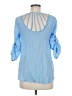 Mine Blue 3/4 Sleeve Blouse Size M - photo 2