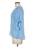 Mine Blue 3/4 Sleeve Blouse Size M - photo 5