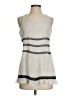 Charming Charlie 100% Polyester Ivory Sleeveless Blouse Size S - photo 1