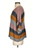 Altar'd State Color Block Brown Poncho Size XS - photo 5