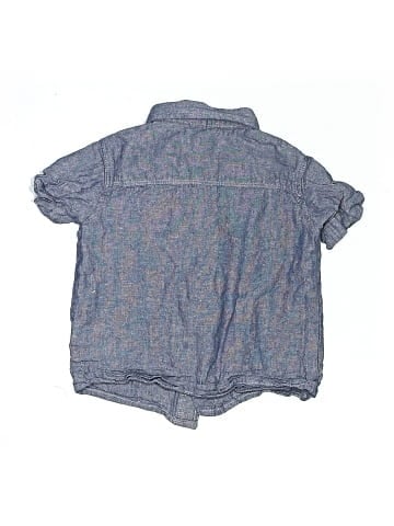 7 For All Mankind Short Sleeve Button-Down Shirt (view 2)