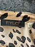 Fylo Animal Print Brown 3/4 Sleeve Blouse Size XL - photo 7
