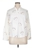 Unbranded 100% Polyester Hearts Ivory Long Sleeve Blouse Size XL - photo 1