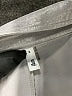 Glam 100% Polyester Metallic Silver Long Sleeve Blouse Size S - photo 7