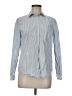 Gap 100% Cotton Stripes Blue Long Sleeve Button-Down Shirt Size M - photo 1