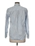 Gap 100% Cotton Stripes Blue Long Sleeve Button-Down Shirt Size M - photo 2