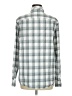Tasso Elba Plaid Silver Long Sleeve Button-Down Shirt Size M - photo 2