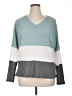 Shein Color Block Teal Pullover Sweater Size XL - photo 1