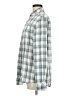 Tasso Elba Plaid Silver Long Sleeve Button-Down Shirt Size M - photo 5