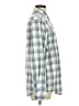 Tasso Elba Plaid Silver Long Sleeve Button-Down Shirt Size M - photo 4