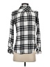 Rails 100% Rayon Plaid Silver Long Sleeve Button-Down Shirt Size S - photo 2