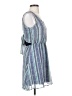 Dee Elle 100% Polyester Print Blue Casual Dress Size S - photo 4