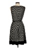 AB Studio Houndstooth Black Cocktail Dress Size M - photo 2