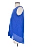 Adrienne Vittadini Blue Sleeveless Top Size S - photo 5