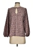 J.Crew 100% Polyester Brown 3/4 Sleeve Blouse Size XS - photo 1