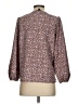 J.Crew 100% Polyester Brown 3/4 Sleeve Blouse Size XS - photo 2