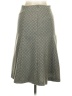 Boden 100% Wool Chevron-herringbone Gray Wool Skirt Size 8 - photo 2