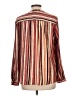 Zac & Rachel 100% Polyester Stripes Red Long Sleeve Blouse Size L - photo 2